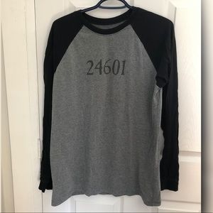 Les Miz 24601 baseball long sleeve